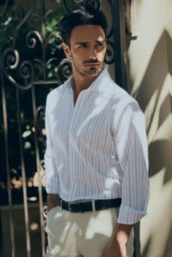 Camisa rayas manga larga