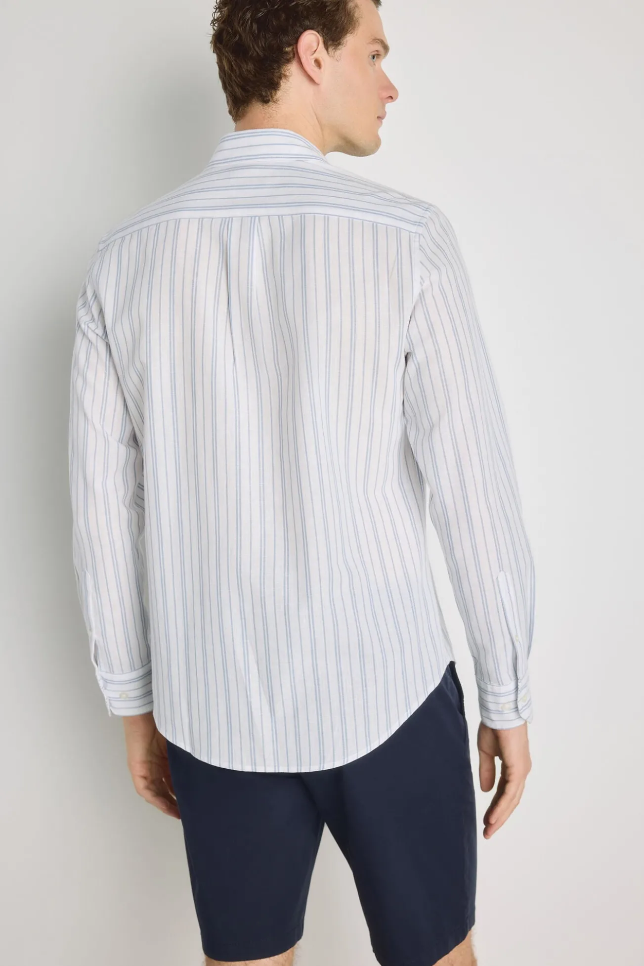 Camisa rayas manga larga