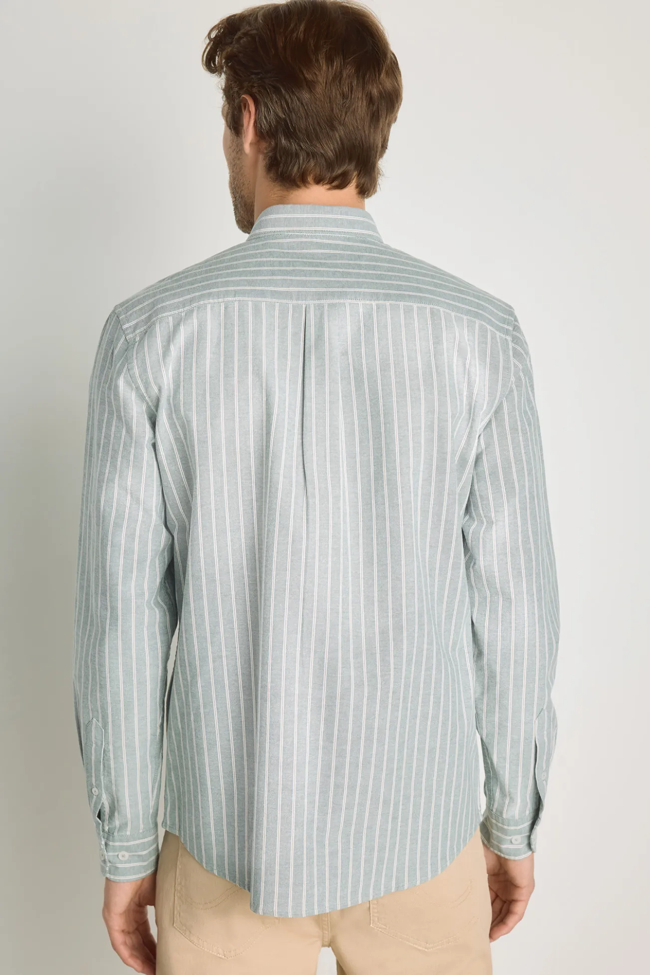 Camisa rayas manga larga