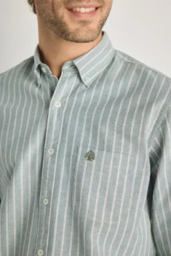 Camisa rayas manga larga