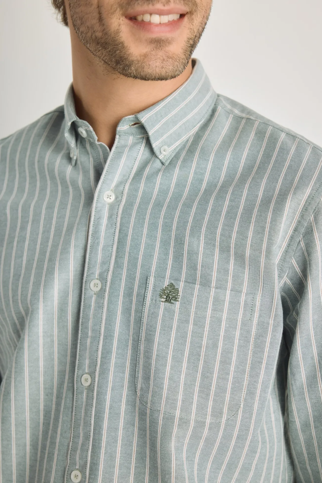 Camisa rayas manga larga