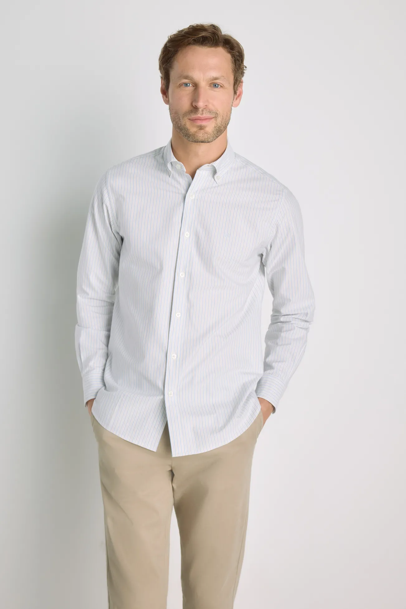 Camisa rayas manga larga