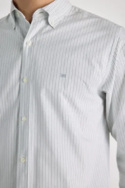 Camisa rayas manga larga