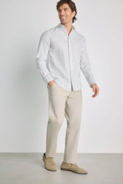 Camisa rayas manga larga