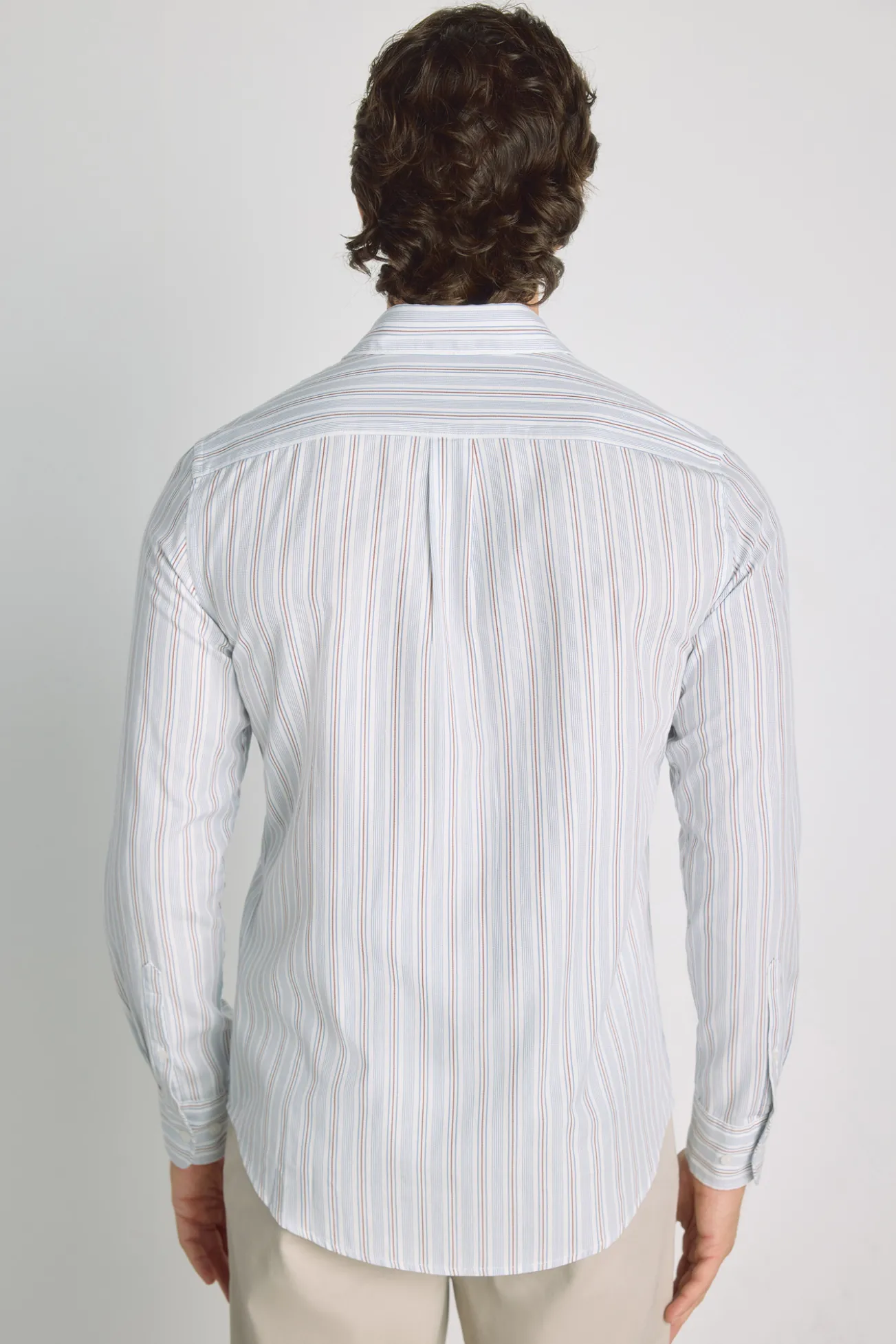 Camisa rayas manga larga