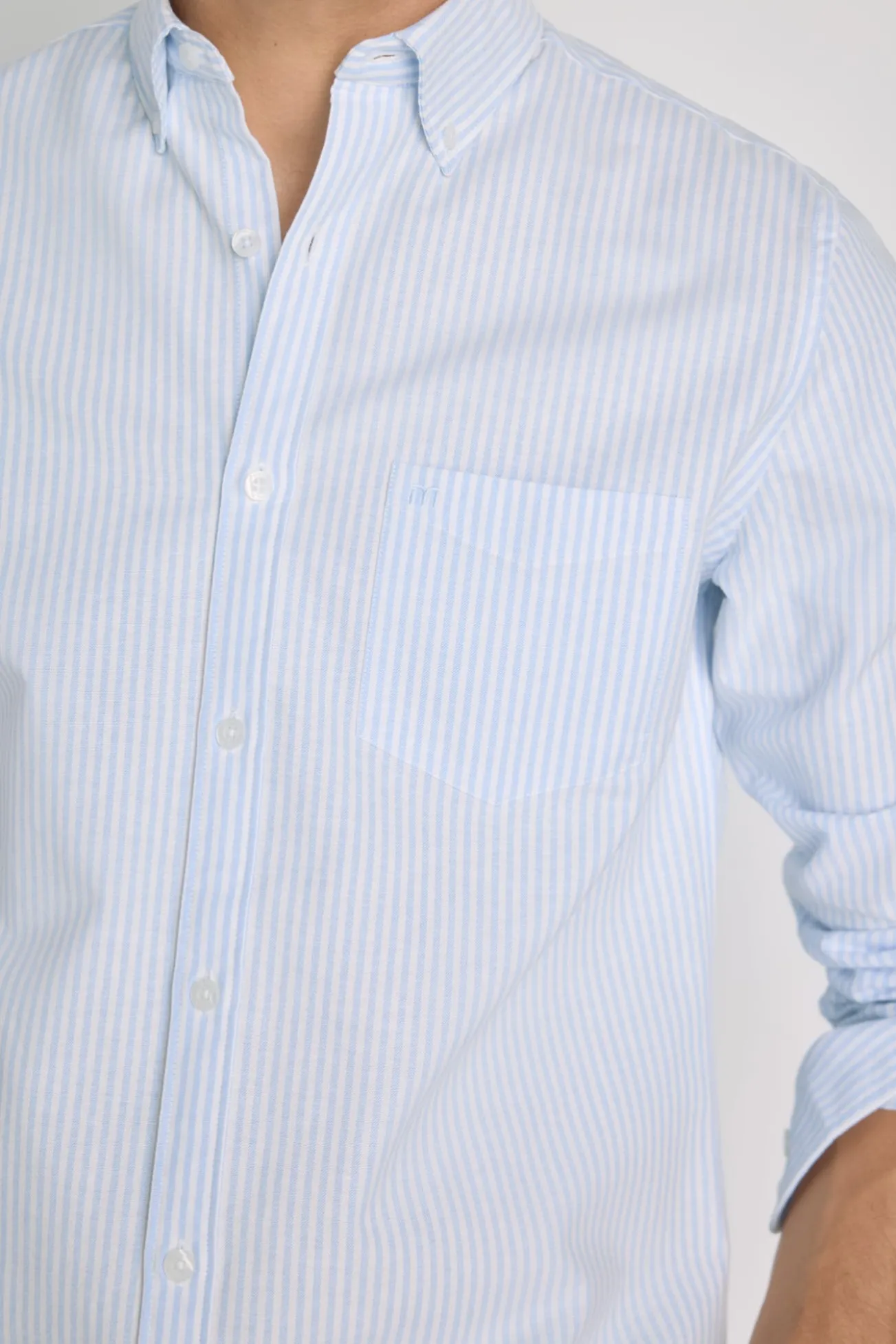 Camisa rayas manga larga