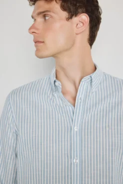 Camisa rayas manga larga