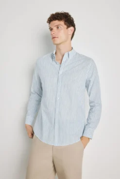 Camisa rayas manga larga