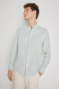 Camisa rayas manga larga