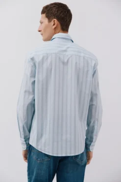 Camisa rayas popelín