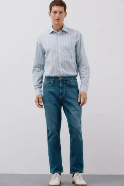 Camisa rayas popelín