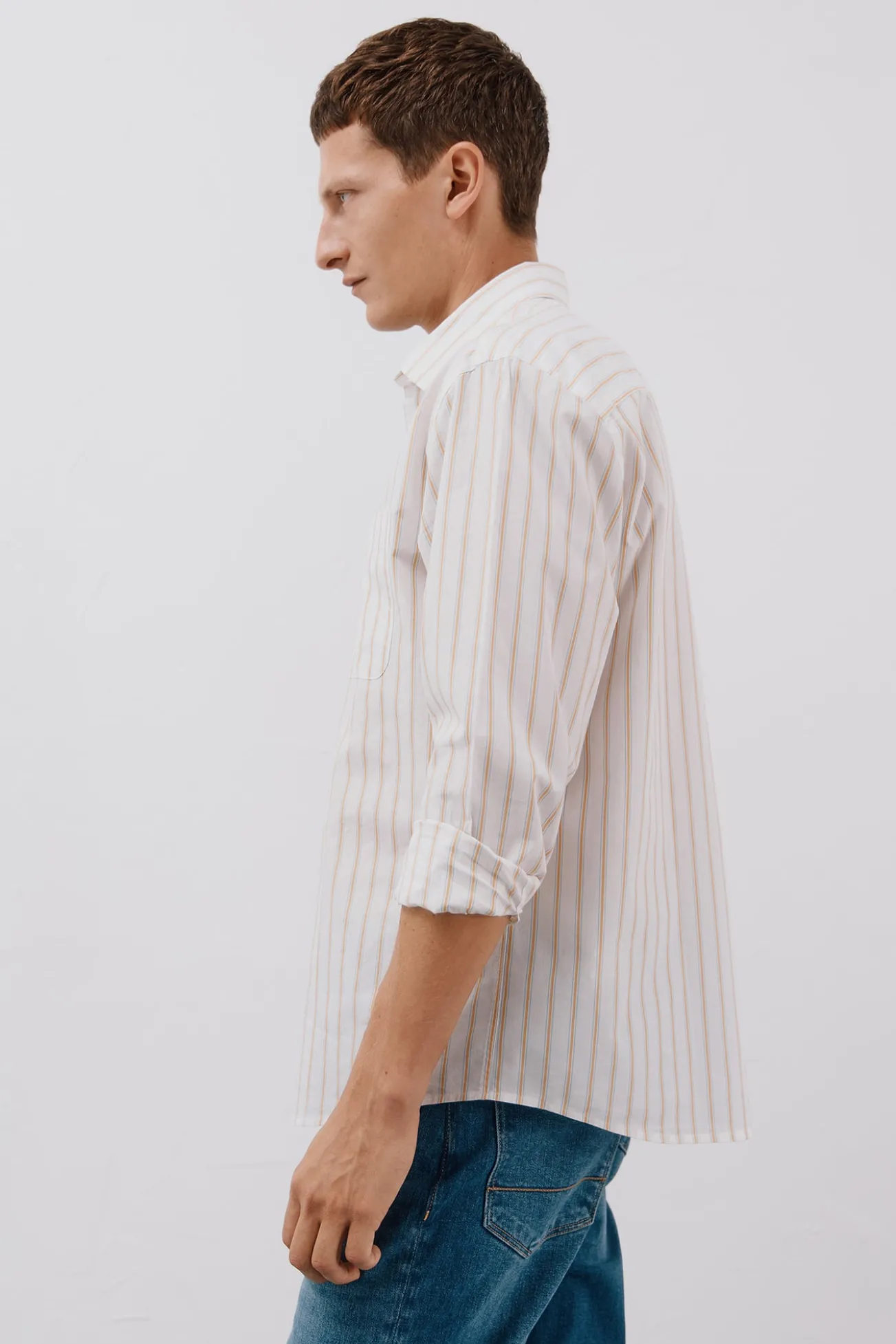 Camisa rayas popelín