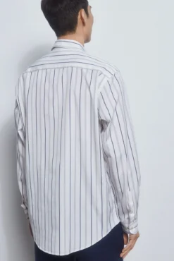 Camisa rayas tejido italiano
