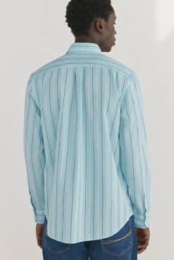 Camisa rayas tejido italiano