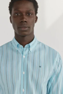 Camisa rayas tejido italiano