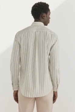 Camisa rayas tejido italiano