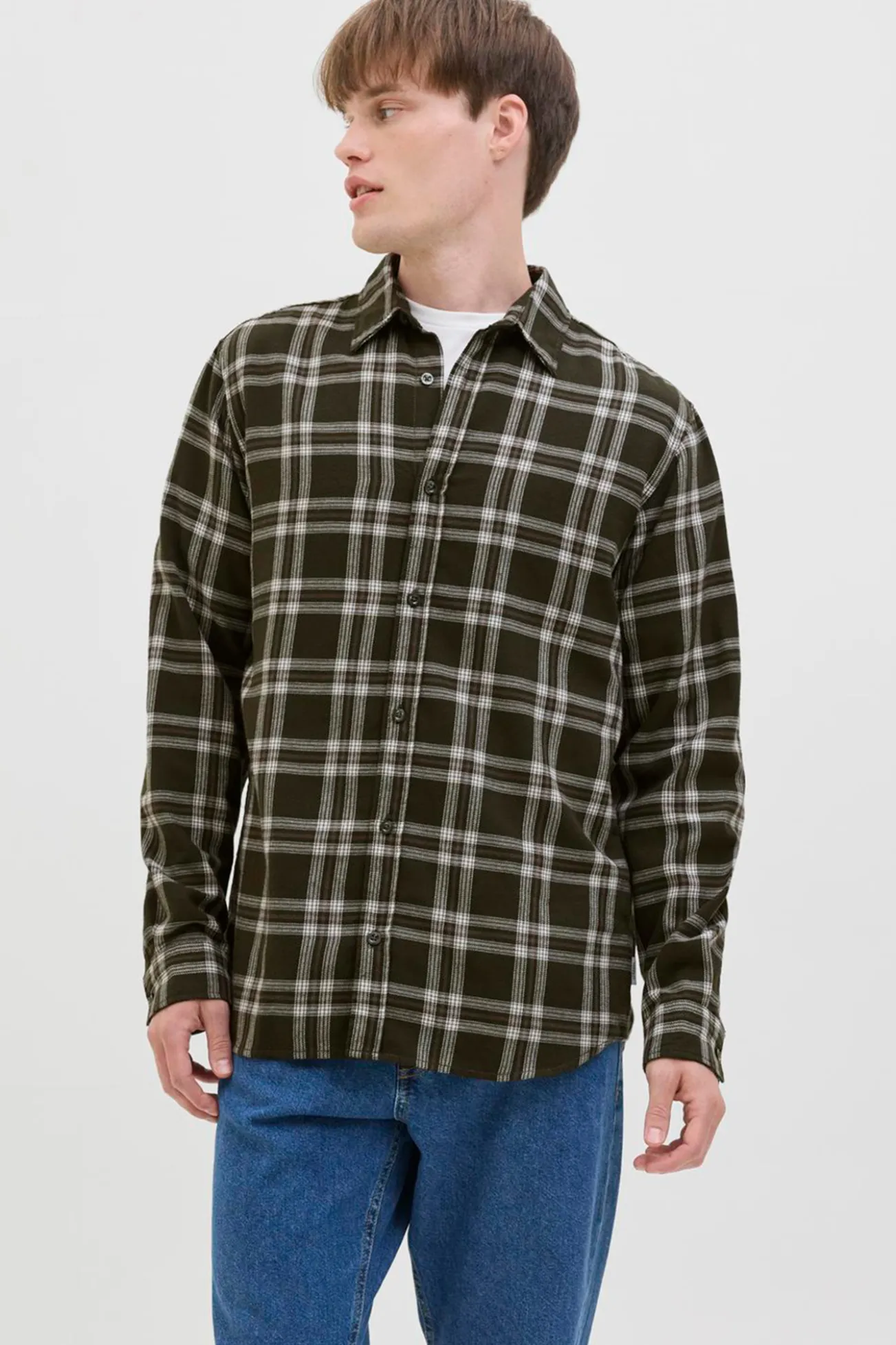 Camisa regular fit cuadros