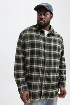 Camisa regular fit cuadros PLUS