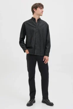 Camisa regular fit denim