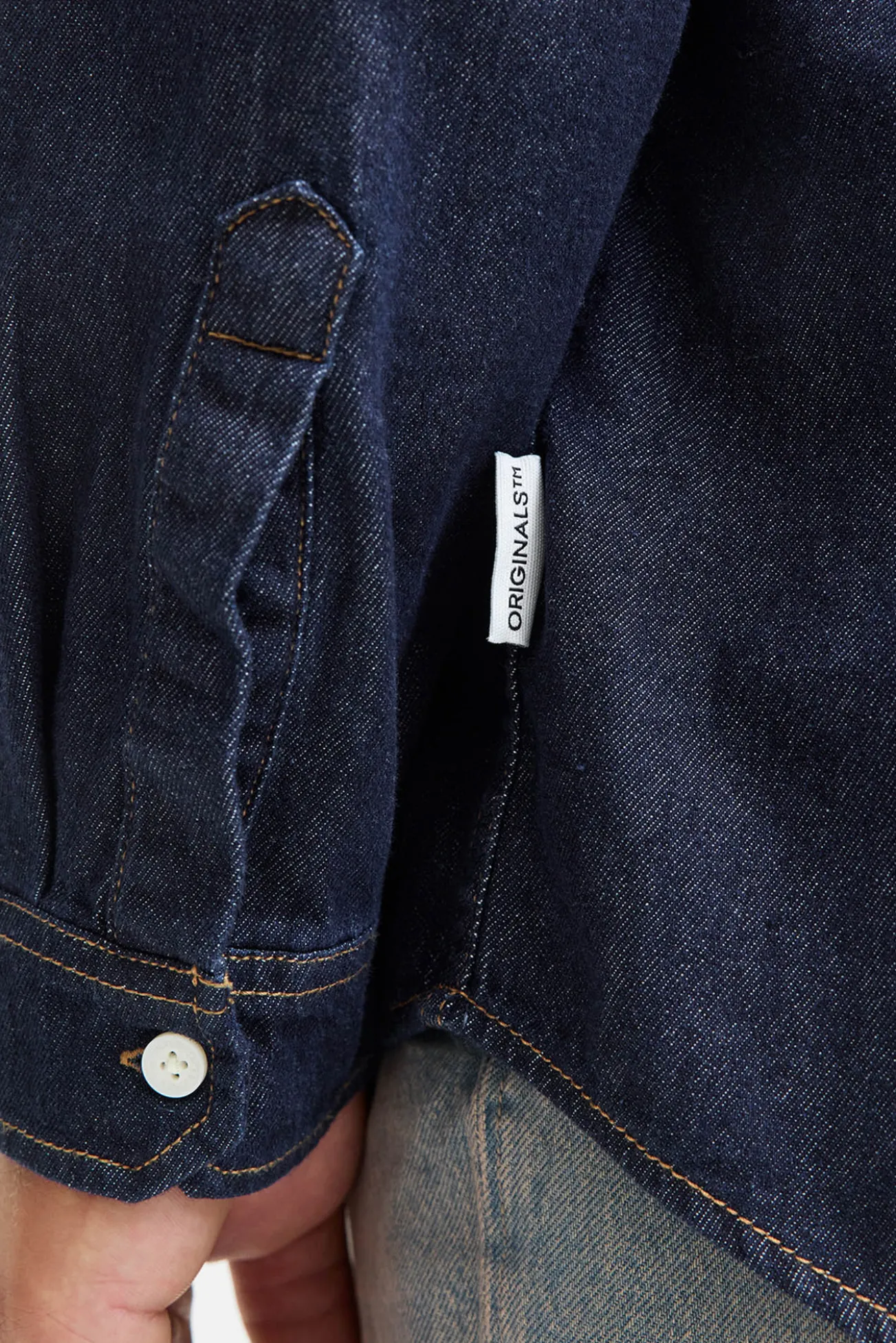 Camisa regular fit denim PLUS