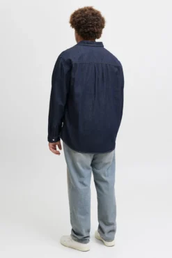 Camisa regular fit denim PLUS