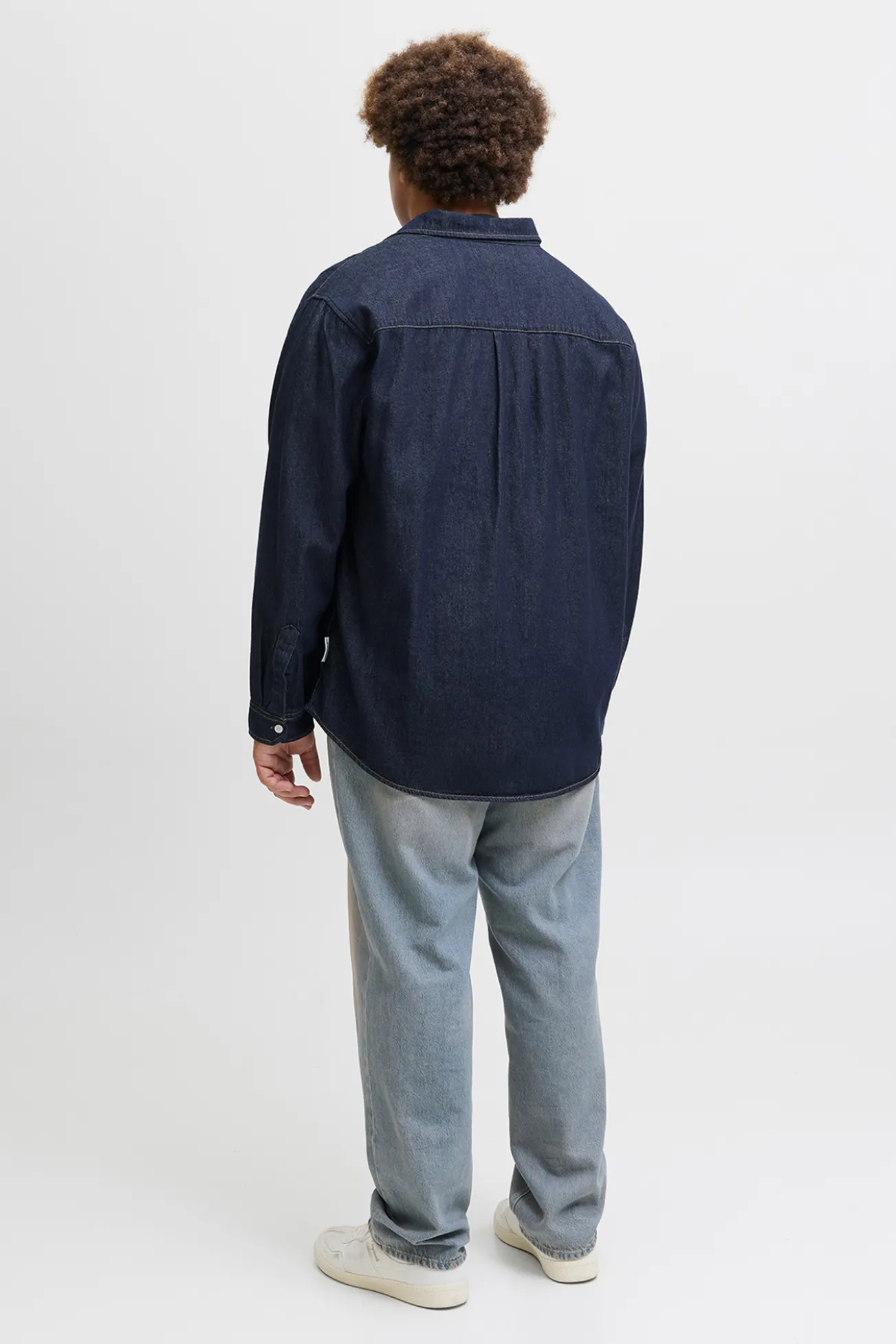 Camisa regular fit denim PLUS
