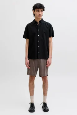 Camisa regular fit lino