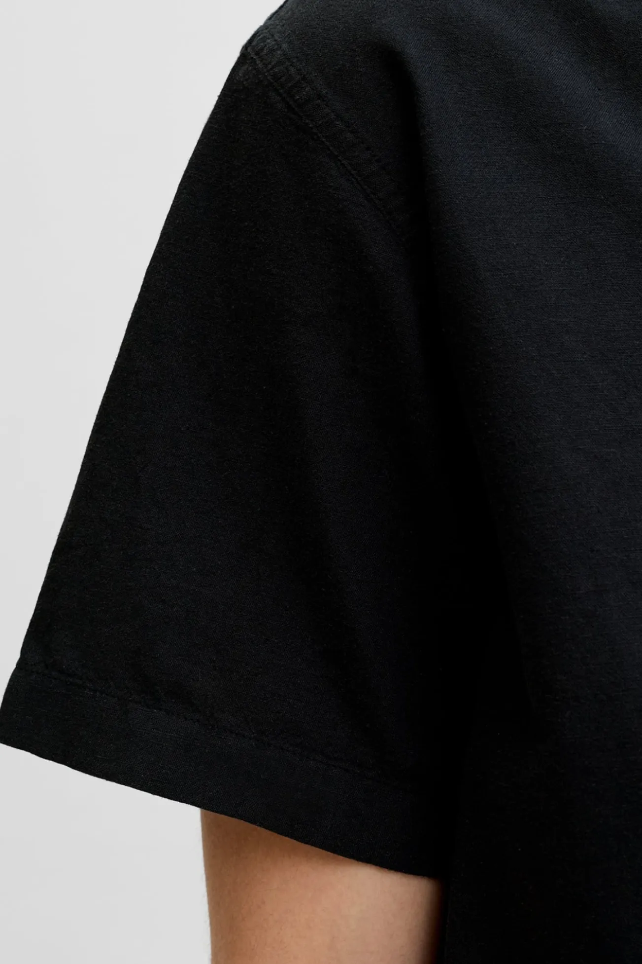 Camisa regular fit lino