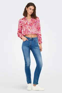 Camisa regular fit manga larga