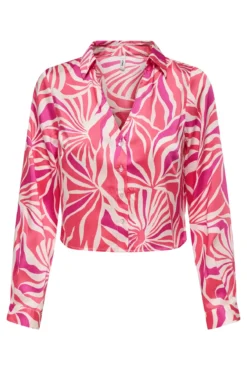 Camisa regular fit manga larga