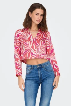 Camisa regular fit manga larga