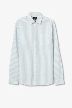 Camisa regular fit Oxford a rayas