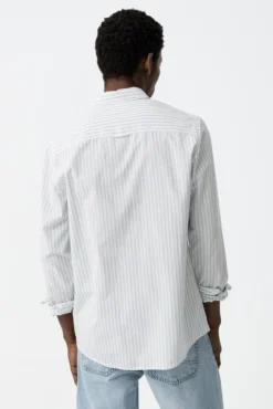 Camisa regular fit Oxford a rayas