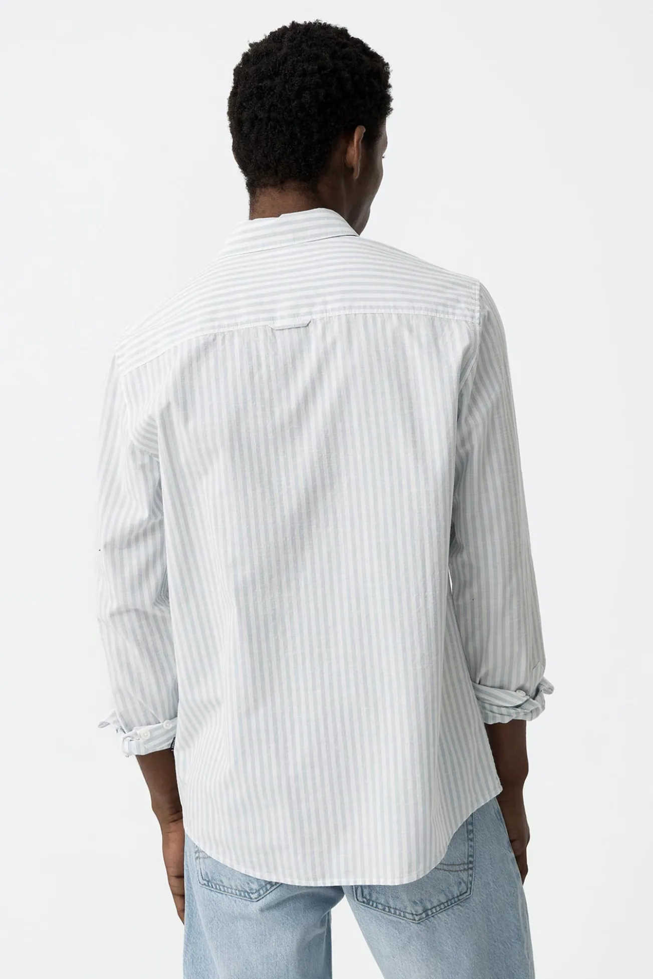 Camisa regular fit Oxford a rayas