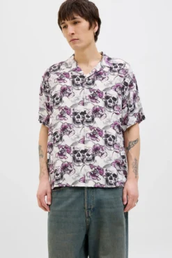 Camisa relaxed fit estampada
