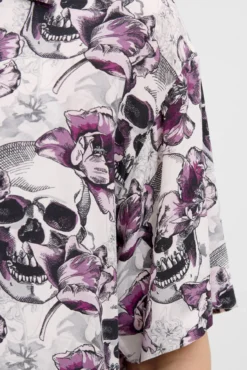 Camisa relaxed fit estampada