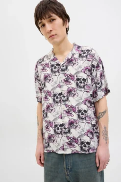 Camisa relaxed fit estampada