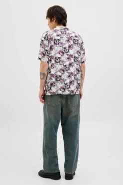 Camisa relaxed fit estampada