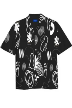 Camisa relaxed fit estampada