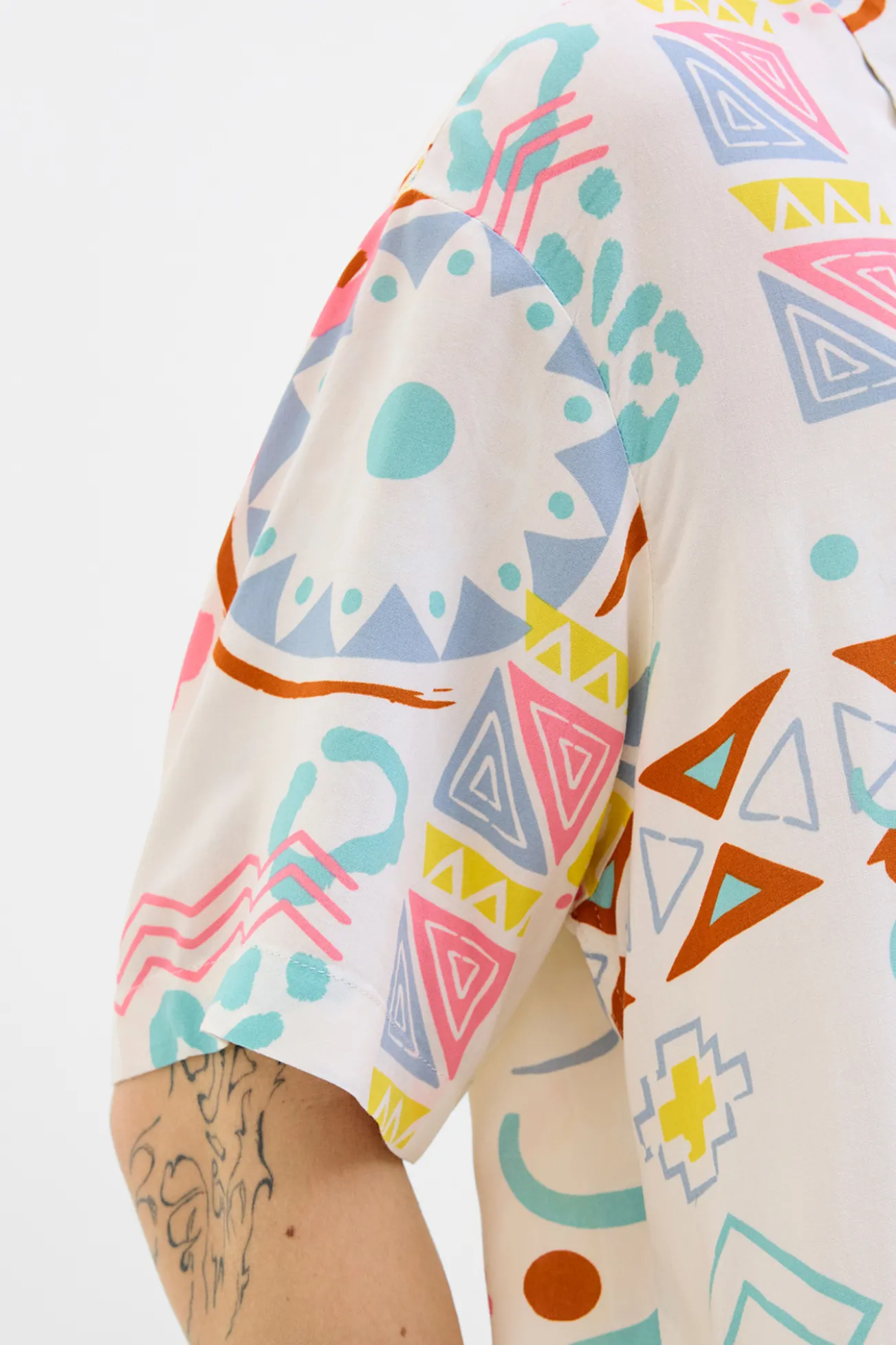 Camisa relaxed fit estampada