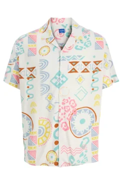 Camisa relaxed fit estampada