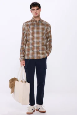 Camisa rústica cuadros
