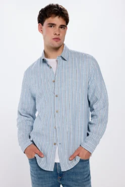 Camisa rústica rayas