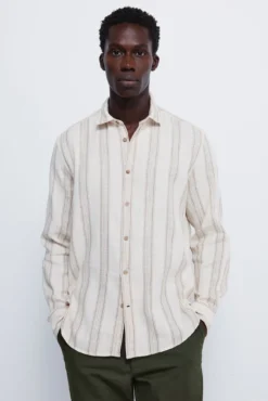 Camisa rústica rayas