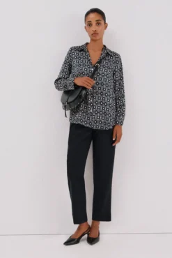 Camisa satinada