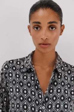 Camisa satinada