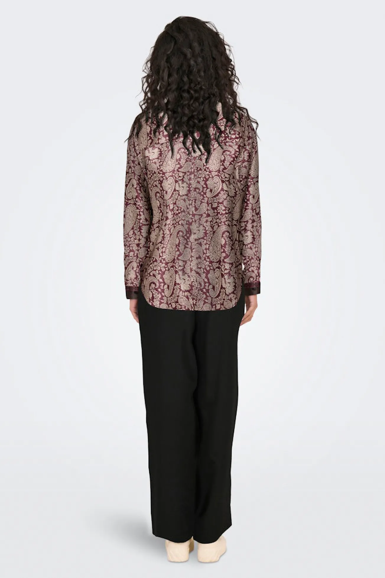 Camisa satinada