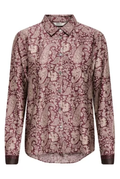 Camisa satinada