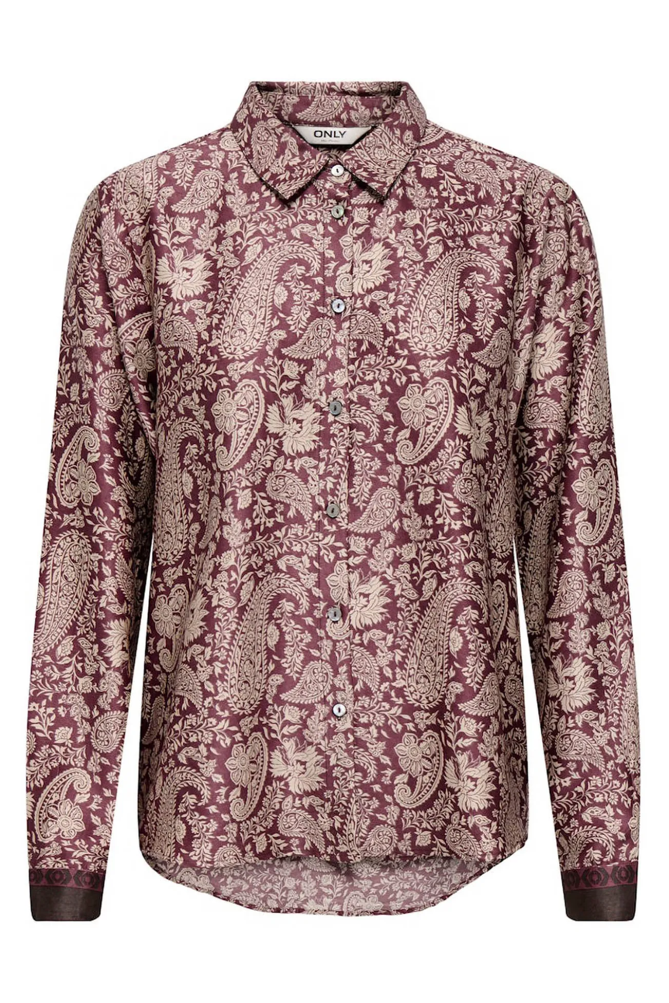 Camisa satinada