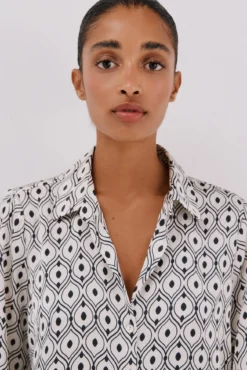 Camisa satinada